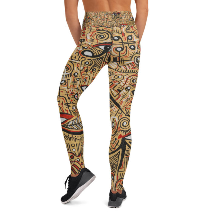 Yoga Leggings Women's Buttery Soft High Waisted Yoga Pants Full-Length Leggings - Image 4