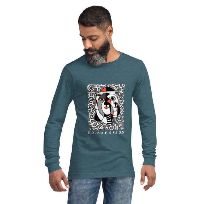 We All Have Stories Expression Unisex Long Sleeve Tee Men's Long Sleeve Moisture Wicking Athletic Sport Training T-Shirt - Image 7