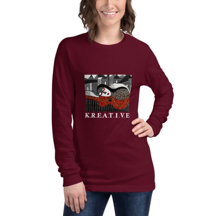 In My Dream Kreative Unisex Long Sleeve Tee Men's Long Sleeve Moisture Wicking Athletic Sport Training T-Shirt - Image 5