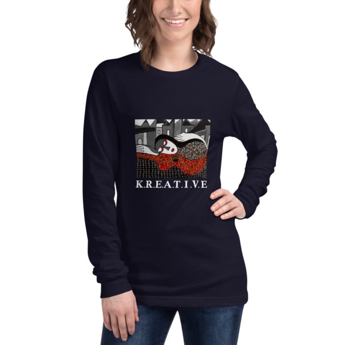 In My Dream Kreative Unisex Long Sleeve Tee Men's Long Sleeve Moisture Wicking Athletic Sport Training T-Shirt - Image 4