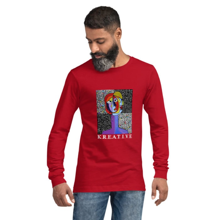 Sign Of Greatness Kreative Unisex Long Sleeve Tee Men's Long Sleeve Moisture Wicking Athletic Sport Training T-Shirt - Image 6