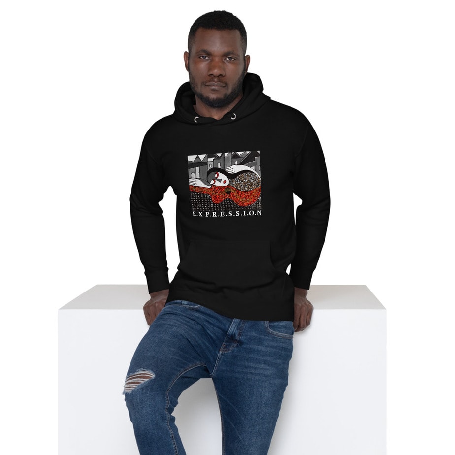 In My dream Expression Unisex Hoodie Men’s Hoodies Pullover Casual Solid Color Sports Outwear Sweatshirts