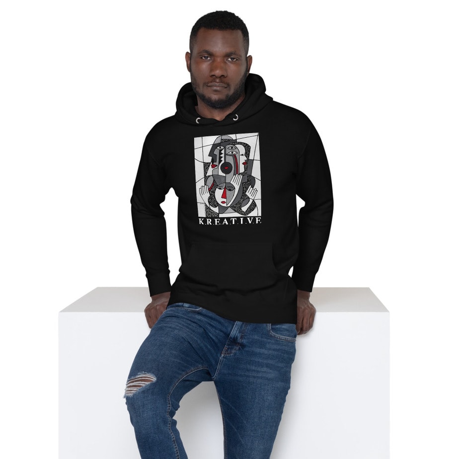 Current Generation Kreative Unisex Hoodie Men’s Hoodies Pullover Casual Solid Color Sports Outwear Sweatshirts