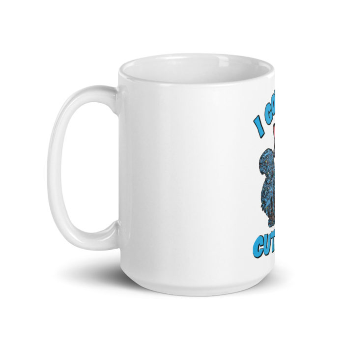 I Got A Cute Cat White glossy mug Glossy-Matte Dual Finish Sleek Modern Design 16 Fluid Ounces White Mug (1 Mug) - Exterior Matte - Inside Glossy - Stain Free - Thick Grade A Quality Ceramic – Coffee - Foam Box Packaging - Image 2