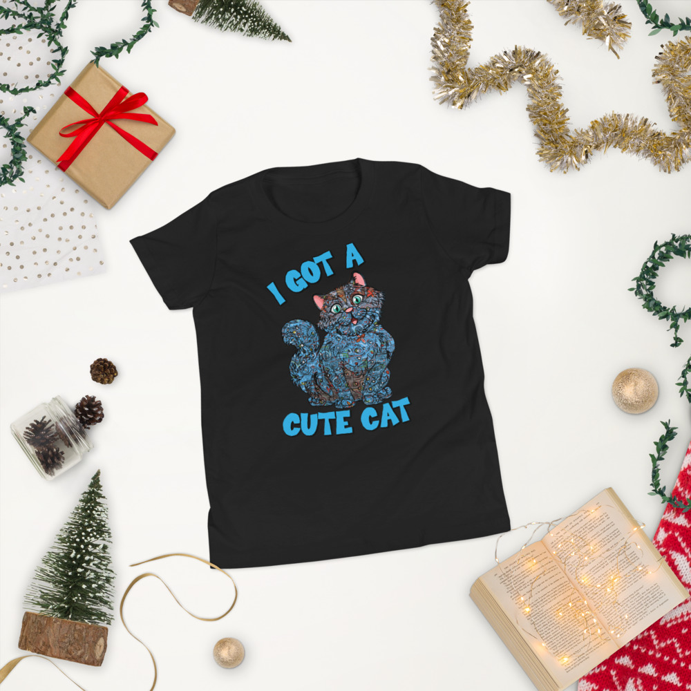 I Got A Cute Cat Youth Short Sleeve T-Shirt